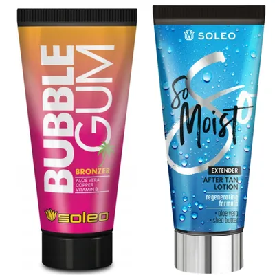 Obrázek produktu pro Soleo Bubble Gum Lotion + So Moist After Sun Gratis