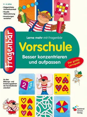 Immagine prodotto di Vorschule. Besser konzentrieren und aufpassen