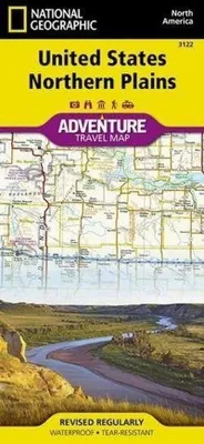Obrázek produktu pro National Geographic Dobrodružná mapa USA, Severní pláně