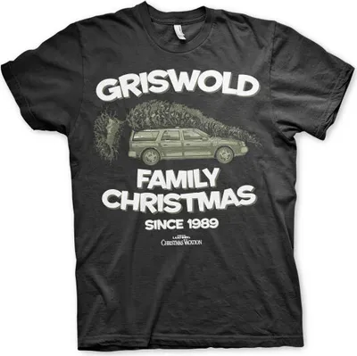 Produktbild von Griswold Family Christmas T-Shirt - Medium - Black