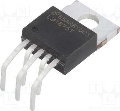Immagine prodotto di 1 amplificatore audio: Classe AB, da 16 a 60 VDC, potenza di uscita: 25W a 8Ω, integrato LM1875T/LF02