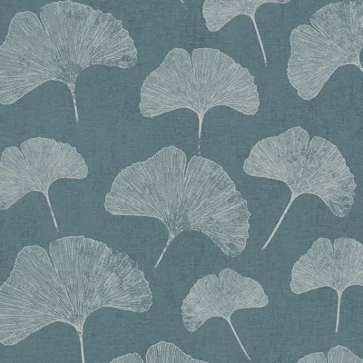 Immagine prodotto di Profhome 389662-GU Carta da parati country stile floreale opaco blu bianco grigio argento 5,33 m2
