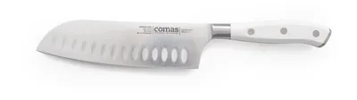 Immagine prodotto di Comas Santoku-Messer Marble, Asiatisches Küchenmesser, 18 cm Klingenlänge, Edelstahl, 8111