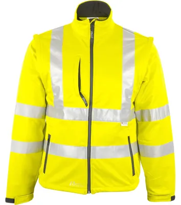 Obrázek produktu pro ASATEX softshellová bunda s vysokou viditelností PREVENT žlutá velikost XXL - 8060G/XXL