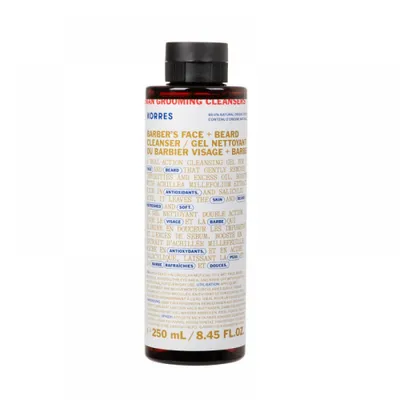 Immagine prodotto di Korres Athenian Grooming Gel detergente rinfrescante per viso e barba 250 ml