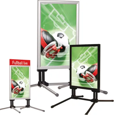 Produktbild von Kundenstopper SwingPro, DIN A1 silber