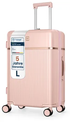 Produktbild von 4FLY Hartschalen-Reisekoffer L 65 cm (68L) aus Polycarbonat – mit TSA-Schloss, 4 Spinner-Doppelrollen und Aluminium-Teleskopgriff, Reisegepäck