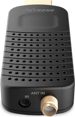 Zdjęcie produktu dla Strong SRT 82, Klucz sprzętowy, Czarny, DVB-T2, 400 kan., HDMI, 102 mm