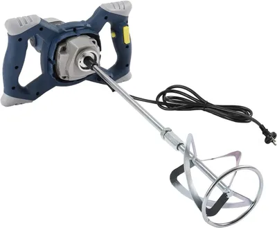 Productafbeelding van Professionele Roerder - Handmixer Mortel - Materiaalmengen Klussen - 6 Snelheden Instelbaar - 1400 Watt - Blauw