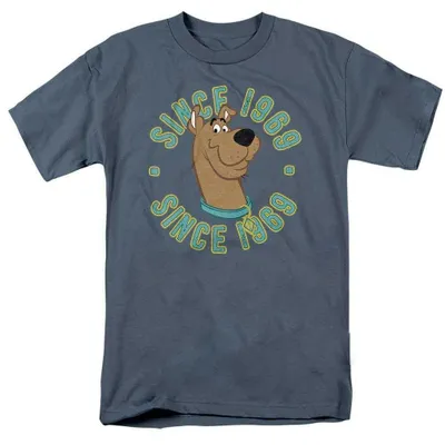Immagine prodotto di Maglietta unisex "Scooby Doo - Dal 1969" per uomo/donna, modello TV40663 (taglia XXL), colore grigio ardesia
