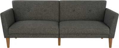 Produktbild von Regal | Schlafsofa 3 Sitze in Leinen Grau