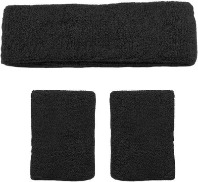 Produktbild von Famanu Sportarmbänder und Stirnband Set - für Squash, Tennis, Badminton, Fitness und Yoga