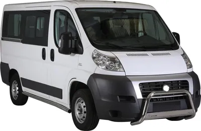 Image de Pare-buffle Avant pour Fiat Ducato 2006-2013 63 mm en Acier Gris