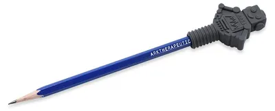 Immagine prodotto di Ark Therapeutics RoboChew: accessorio per matita, colore grigio scuro, modello XXT. Accessorio per matita robotico, ricco di texture, ideale per stimolare i sensi.