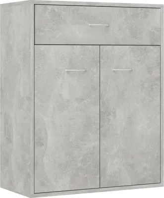Immagine prodotto di vidaXL Credenza grigio cemento 60 x 30 x 75 cm truciolato