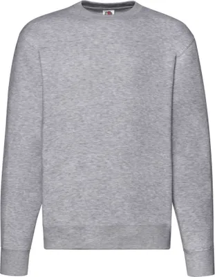 Produktbild von Fruit of the Loom - "Premium" Sweatshirt für Herren  angesetzte Ärmel BC5149 (M) (Grau meliert)
