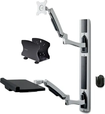 Produktbild von Wall Mount Workstation With PC Bracket