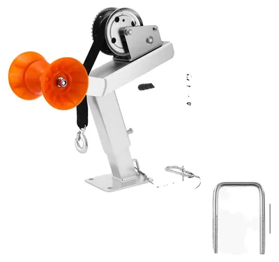 Produktbild von Bootstrailer-Winde, höhenverstellbar, korrosionsbeständiger Stahl, Mit Winde