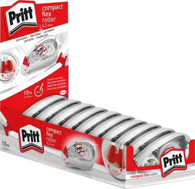 Immagine prodotto di 10x H. Pritt 9H PCK4K Correttore compatto a rullo Pritt Flex 990D