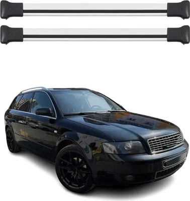Produktbild von Dachträger Grundtäger für Audi A4 B6 B7 Avant 2001-2008 75kg Alu Silber 2 tlg