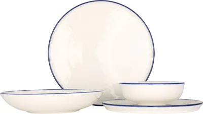 Obrázok produktu pre Súprava riadu Bonna - Linea Blue - 24 kusov - 6 súprav - porcelán