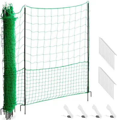 Produktbild von Maschendrahtzaun für Geflügelzuchthennen 1,25 x 25 m