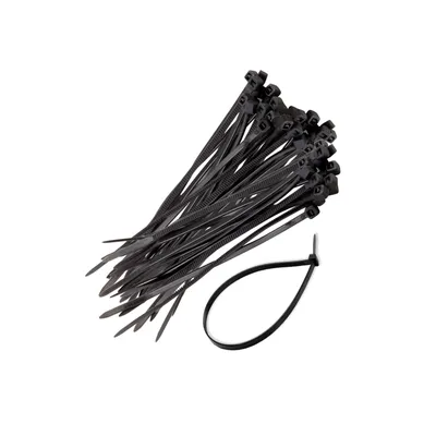 Produktbild von Kabelbinder 2,5 mm x 90 mm 100 Stück Typ KRT556007 Schwarz