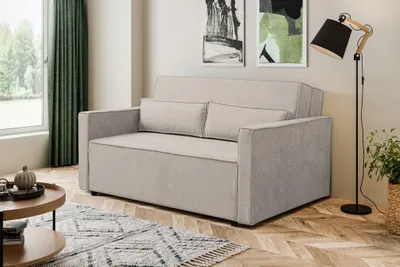 Produktbild von Schlafsofa VESSA 2-Sitzer ausklappbar Bettkasten 200x130 cm Beige