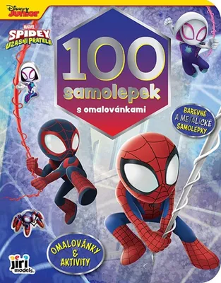 Image de 100 samolepek s omalovánkami Spidey