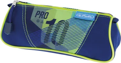 Produktbild von Schüleretui Faulenzer dreikant Green Goal Polyester BxHxT 225x90x77mm