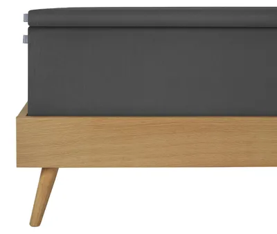Produktbild von Spannbetttuch für Topper und Boxspring 180 x 200cm,  Anthra 180x200