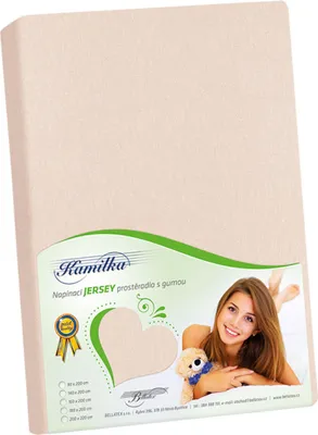 Obrázek produktu pro Prostěradlo jersey - Růžová - 90x200