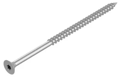 Productafbeelding van SECCARO spaanplaatschroef 5 x 90 mm, roestvrij staal V2A VA A2, houtschroef met gedeeltelijke schroefdraad, TX/inbus 100 stuks