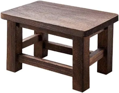 Immagine prodotto di Panca in legno massello – schienale basso e versatile – adatta anche come tavolino