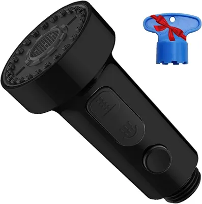 Obrázok produktu pre Kuchynská sprchová hlavica, 3 režimy, čierna, G1/2 prípojka, do kuchyne