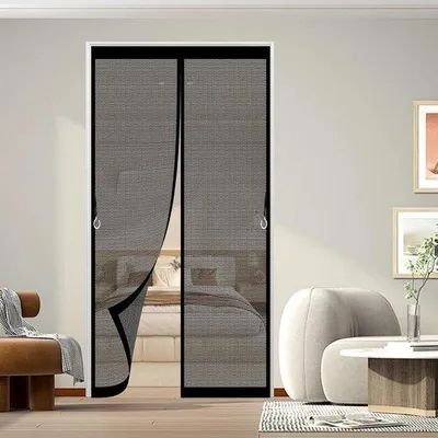 Obrázok produktu pre Záclona proti hmyzu – 158 x 233 cm – roletka na posuvnú strechu v čiernej farbe