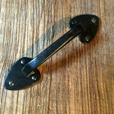 Produktbild von Griff schwarz für Schranktüren, Vintage Türgriffe Möbel Retro Stil - Möbelgriffe