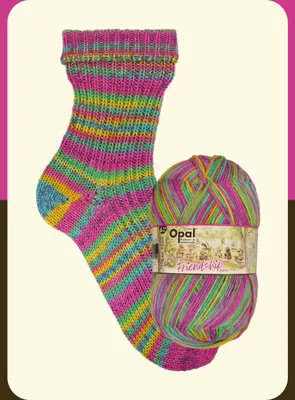 Produktbild von Opal FRIENDSHIP 150 g bunte 6-fach Pullover- und Sockenwolle 420 m Farbe 11563 - Hand in Hand