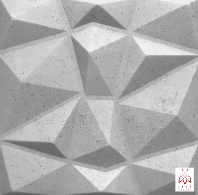 Produktbild von 3D Paneele Wandpaneele Polystyrol XPS – Styropor Verkleidung für Wand & Decke – 50x50 cm (0,25 m²) – Leicht, Flexibel & Einfach zu Montieren