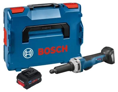 Image de Bosch GGS 18V-23 PLC Professional Meuleuse droite sans fil 18 V Brushless + 1x batterie ProCore 8,0 Ah + L-Boxx - sans chargeur