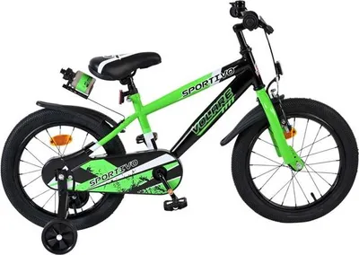 Produktbild von Volare Sportivo Kinderfahrrad - Jungen - 16 Zoll - Grün Schwarz