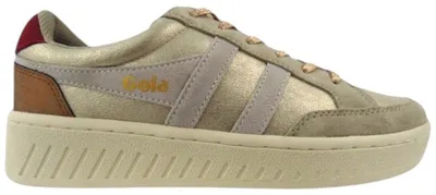 Image de Gola Superslam Blaze II chaussures à lacets sportives Beige en taille 40