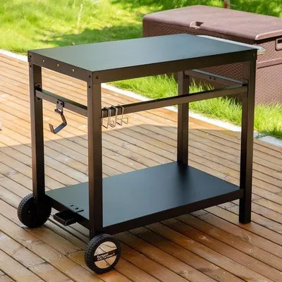 Obrázek produktu pro Venkovní kuchyňský vozík, 85 × 50 cm, multifunkční pracovní stanice