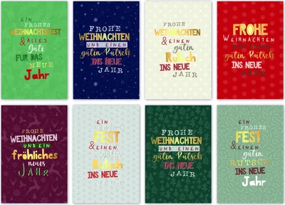 Produktbild von Weihnachten 100 Weihnachtskarten mit Umschlag á€ 1,25