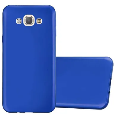 Produktbild von Cadorabo Schutzhülle für Samsung Galaxy A8 2015 Hülle in Blau Handyhülle TPU Silikon Etui Cover Case