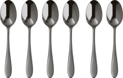 Imagen del producto de Sambonet Set 6 Mokkalöffel Edelstahl/PVD 2Black 52712KA7