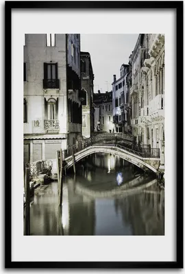 Produktbild von Bild - Bilderrahmen - 40 cm x 60 cm - MDF - Rahmen - Wandkunst - Venedig Italien