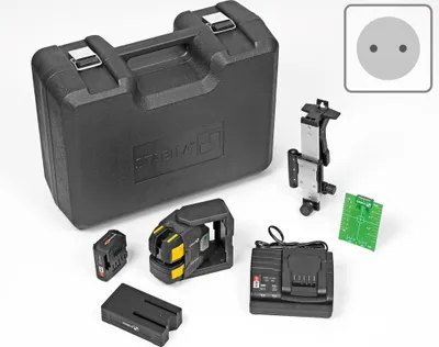 Produktbild von Stabila Kreuzlinien-Lot-Laser LAX 500 G, 12-V-System, 7-tlg., mit Akku u. Ladegerät (EU)