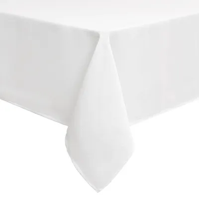 Produktbild von Tischdecke Leinenoptik Rechteckig 140 x 100 cm Weiß