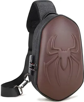 Productafbeelding van CarryQuest® - Rugzak/Schoudertas voor motorfietsen, 10 liter, bruin